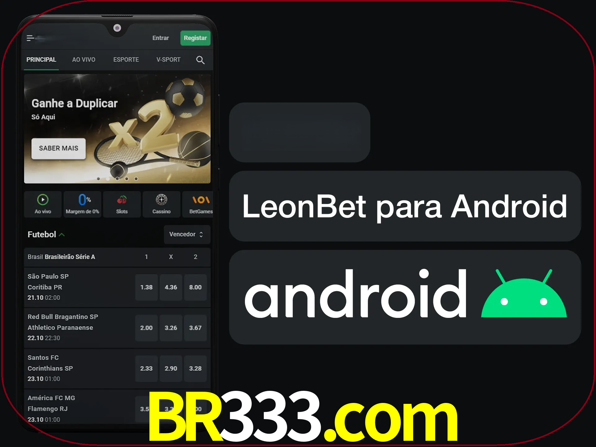 Adquira sua versão poket de LeonBet.